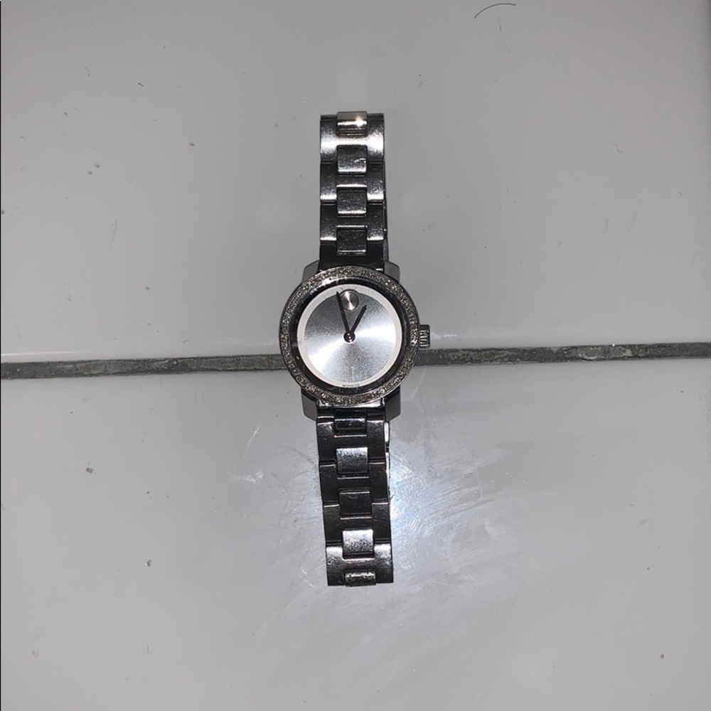 Movado Silver Watch